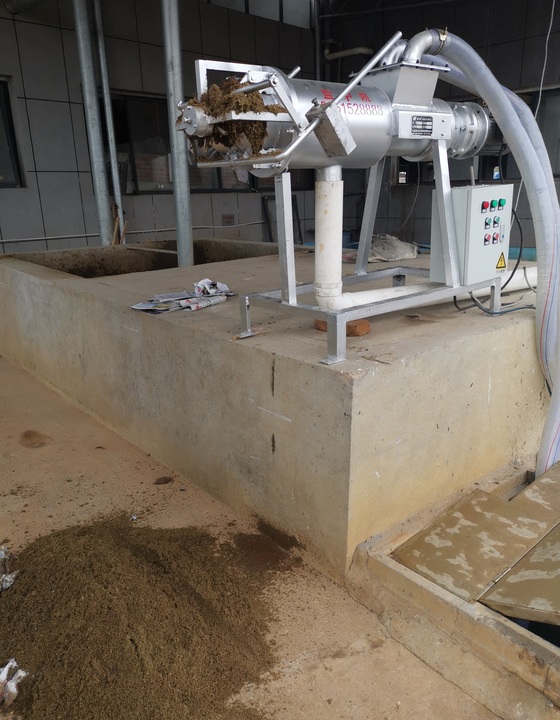 小型鸡粪干湿分离机 小型鸡粪干湿分离机